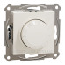 Поворотний димер для LED ламп RC 3-370Вт Schneider Electric Asfora без рамки кремовий (EPH6870123)