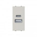 Розетка Zenit дюна 1 мод. USB A+C 3A ( 2CLA218540N6201 )