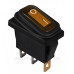 Перемикач Аско-Укрем KCD3-101NW YL/B (0-I) IP54 з підсвічуванням жовтий (A0140040037)