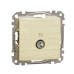 Кінцева TV-розетка 4 дБ Schneider Electric Sedna Design & Elements береза SDD180471