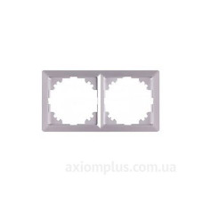 Рамка 2-містна E.Next e.lux.10044L.2.fr.aluminium алюміній (ins0040090)
