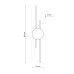 Бра, настінний світильник TK Lighting 1369 Java LED 2x30W 3000K 1200Lm IP20 бежевий