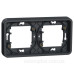 Горизонтальна 2-постова рамка Schneider Electric MUR34101 IP55 (чорний)
