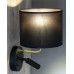 Бра, настінний світильник TK Lighting 4234 Richi E27+G9 1+1x15W+8W IP20 чорний