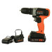 Дриль-шурупокрут Black&Decker BCD001C1 Li-ion 18В 1,5Аг