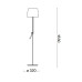 Торшер Ideal Lux 14609 Regol E27 1x60W IP20 білий