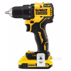 Безщітковий дриль-шурупокрут DeWALT DCD708D1T XR Li-Ion 18В 2Аг 65Нм швидкозатискний патрон 13мм