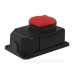 Каучукова стаціонарна розетка E.Next e.socket.rubber.062.16 16А із захисною кришкою (s9100037)