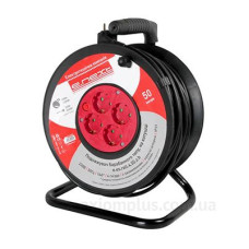Подовжувач на котушці E.Next e.es.roll.4.50.z.b. 50м з з/к 3х1,5кв.мм (s042097)