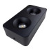 Світильник точковий накладний SIDNEY-2L 20W 4000K IP20 чорний Violux ( 330471 ) Світильник точковий накладний SIDNEY-2L 20W 4000K IP20 чорний Violux ( 330471 )