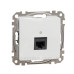 Комп'ютерна розетка Schneider Electric Sedna Design & Elements RJ45 кат. 6 STP біла SDD111461