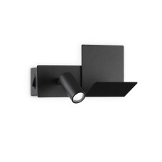 Бра, настінний світильник Ideal Lux 291796 Komodo LED 1x4.5W 3000K 240Lm IP20 чорний