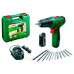 Акумуляторний дриль-шуруповерт Bosch EasyDrill 1200 2 акумулятора з набором свердел та біт (06039D3007) Акумуляторний дриль-шуруповерт Bosch EasyDrill 1200 2 акумулятора з набором свердел та біт (06039D3007)