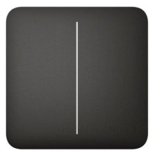 Клавіша розумного вимикача 2кл Ajax 45119.144.BL SoloButton для LightSwitch чорна (29797)