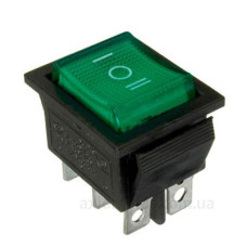Перекидний перемикач TNSy KCD2-203 G/B зелений (TNSy5500788)