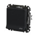 Розетка Schneider Electric Sedna Design & Elements з заземленням шторками та кришкою IP44 чорна SDD214024