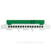 Шина заземлення SEZ E 4173-15/Z IP20 (E.4173-15/Z) зелена