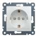 Розетка із захистом контактів, WL1060 Lumina-2, біла, Hager