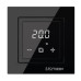 Електромеханічний цифровий терморегулятор Easytherm ET35 16А 3200Вт (чорний)