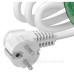 Розетковий блок Schneider Electric INS44000 1x(2К+З) (білий), що вбудовується в стіл.