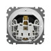 Розетка Schneider Electric Sedna Design & Elements з заземленням шторками та кришкою IP44 чорна SDD214024