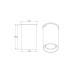 Точковий світильник Pikart 33911-2 BP GU10 1x60W IP20 чорний Точковий світильник Pikart 33911-2 BP GU10 1x60W IP20 чорний