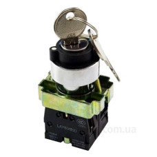 Перемикач TNSy XB2-BG03 1NO+1NO «I-0-II» з ключем ліворуч і праворуч (TNSy5500265) Перемикач TNSy XB2-BG03 1NO+1NO «I-0-II» з ключем ліворуч і праворуч (TNSy5500265)