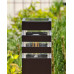 Вуличний світильник Goldlux 316189 Teksas E27 1x12W IP44 графітовий