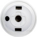 Пластиковий патрон E.Next e.lamp socket with nut.E27.pl.white Е27 з гайкою білий (s9100016)