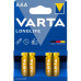 Батарейка лужна Varta Longlife AAA (блістер 4шт)
