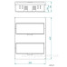 Вбудований щиток Elektro Plast 2415-01-RP 24м 2/12 (N+PE) ELEGANT IP40 (2415-01)