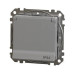 Розетка Schneider Electric Sedna Design & Elements з заземленням шторками та кришкою IP44 алюміній SDD213024