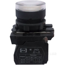 Кнопка Promfactor FP5-AW3161230 1NO біла (FP5-AW3161230)