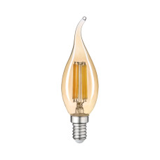 Лампа LED FILAMENT С37 6W E14 2200K на вітру VIOLUX ( 833092 )