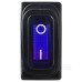 Перемикач Аско-Укрем KCD3-101NW BL/B (0-I) IP54 з підсвічуванням синій (A0140040038)