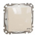 Одноклавішний перемикач Schneider Electric Sedna Design & Elements з кришкою IP44 бежевий SDD212106