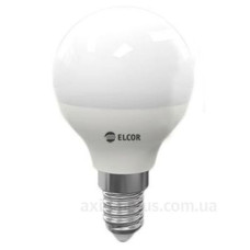 Світлодіодна LED лампа ELCOR 534302 Е14 G45 5Вт 4200K Світлодіодна LED лампа ELCOR 534302 Е14 G45 5Вт 4200K