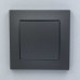 Вимикач EL-BI VEGA антрацит матовий 1-кл ( 510-016700-200 )