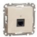 Комп'ютерна розетка Schneider Electric Sedna Design & Elements RJ45 кат. 5е UTP бежева SDD112451