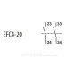 Блок-контакт ETI 004641540 EFC4-20 (2NO)