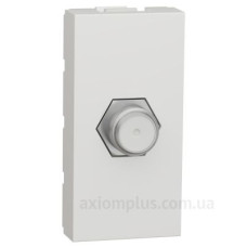 Розетка Schneider Electric NU346818 Coaxial F-type 1М (біла)