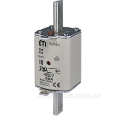 Запобіжник ETI 004184219 NH-1/gG 250A 500V KOMBI