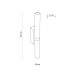 Бра, настінний світильник TK Lighting 10184 Lagos G9 2x8W IP20 чорний