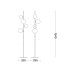 Торшер Ideal Lux 306988 Perlage G9 4x15W IP20 чорний