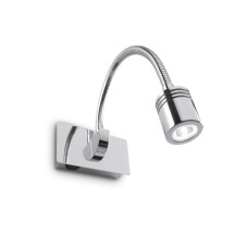 Бра, настінний світильник Ideal Lux 31460 Dynamo LED 1x3.5W 4000K 190Lm IP20 хром
