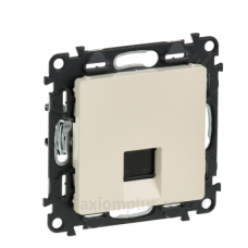 Механізм розетки RJ45 Кат.5е UTP Valena Life слонова кістка