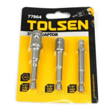 Комплект адаптерів для головок Tolsen (77864) 1/4