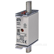 Запобіжник ETI 004181211 NH-000/gG 50A 500V KOMBI