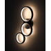 Бра, настінний світильник Goldlux 331038 Flamenco LED 1x23W 4000K 3600Lm IP20 чорний