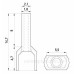 Ізольований наконечник E.Next e.terminal.stand.te.2.0.75.orange 2x0,75 кв.мм помаранчевий (s4037001)